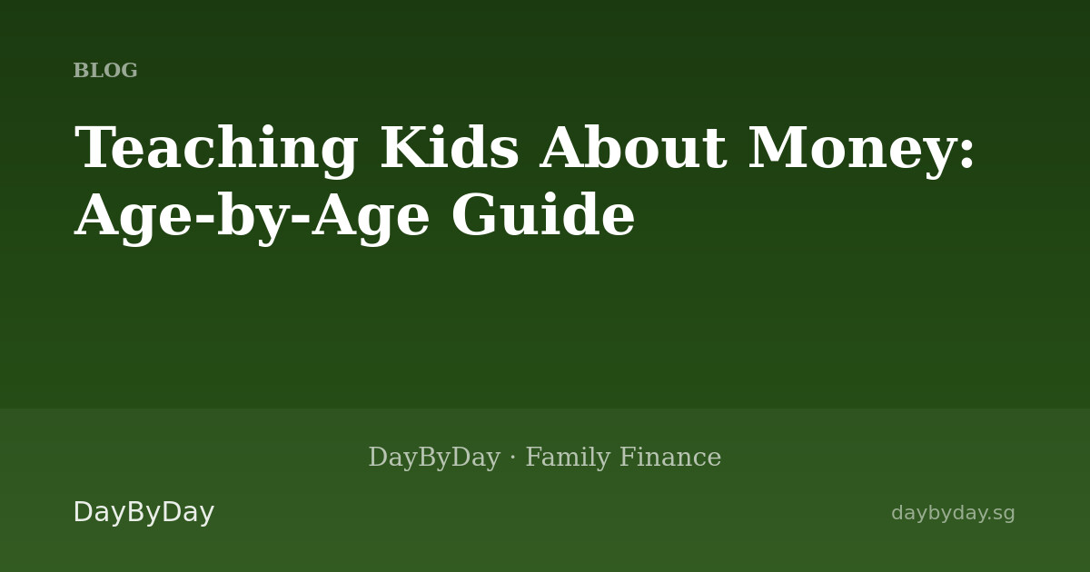 Teaching Kids About Money: Age-by-Age Guide